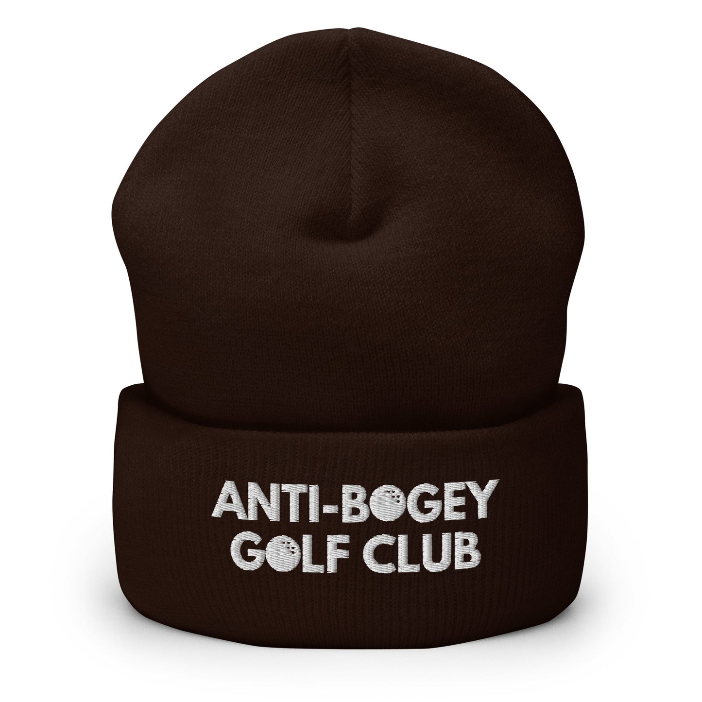 Funny Golfer Gifts Beanie Brown Anti-Bogey Golf Club Hat Beanie