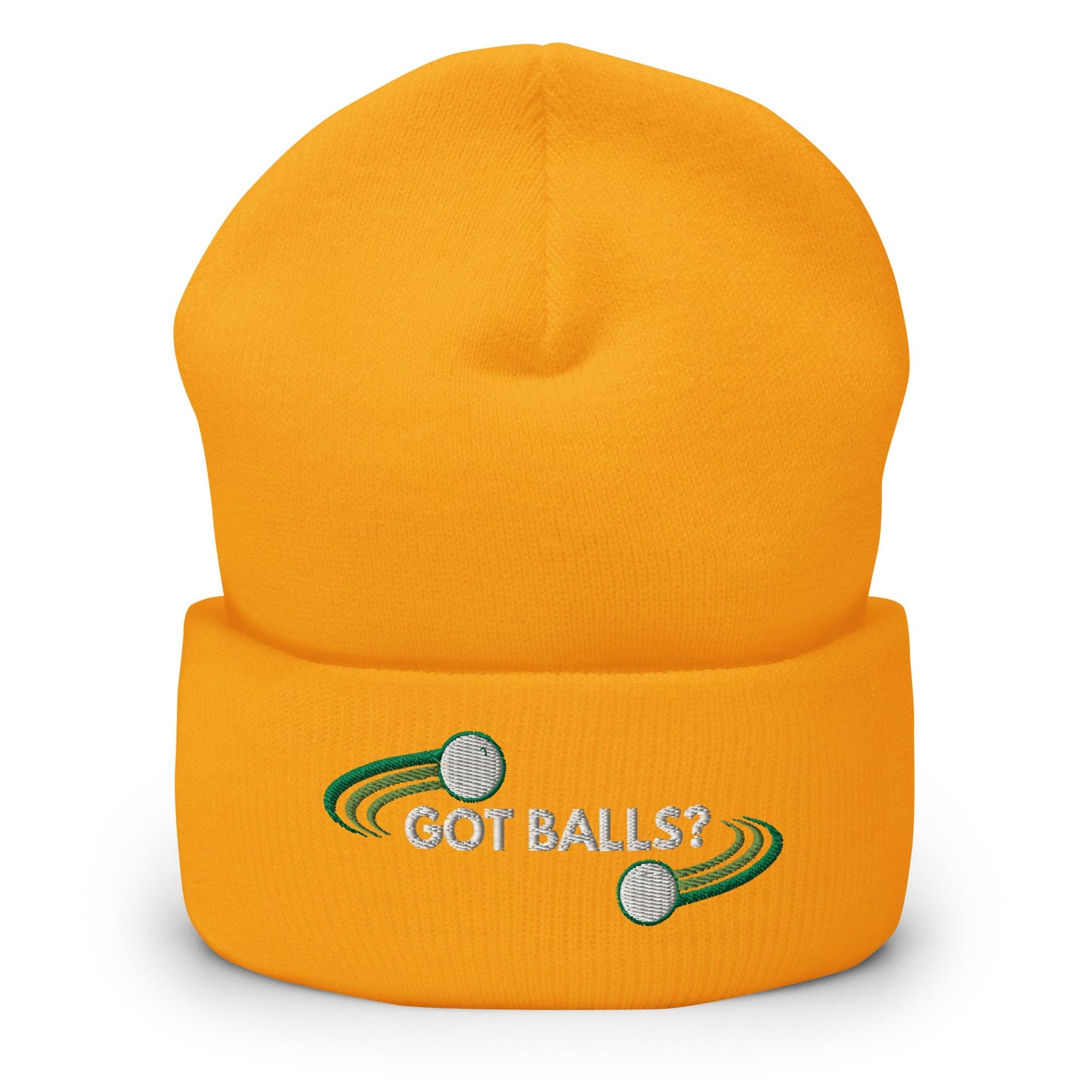 Funny Golfer Gifts Beanie Gold Got Balls Beanie