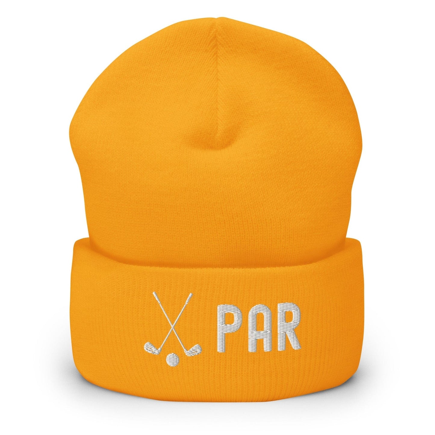 Funny Golfer Gifts Beanie Gold Par Golf Club Golfball Beanie