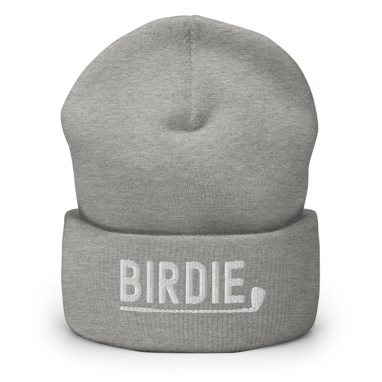 Funny Golfer Gifts Beanie Heather Grey Birdie Hat Beanie