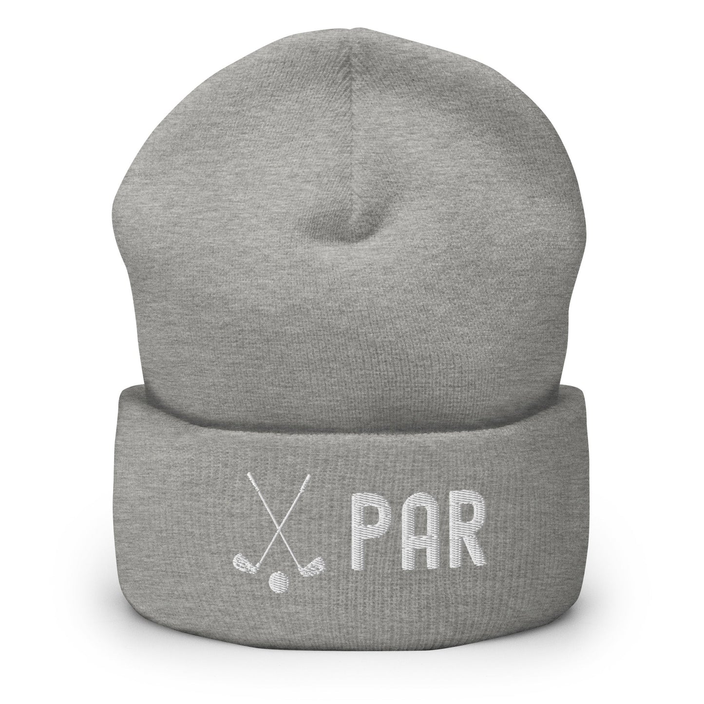 Funny Golfer Gifts Beanie Heather Grey Par Golf Club Golfball Beanie