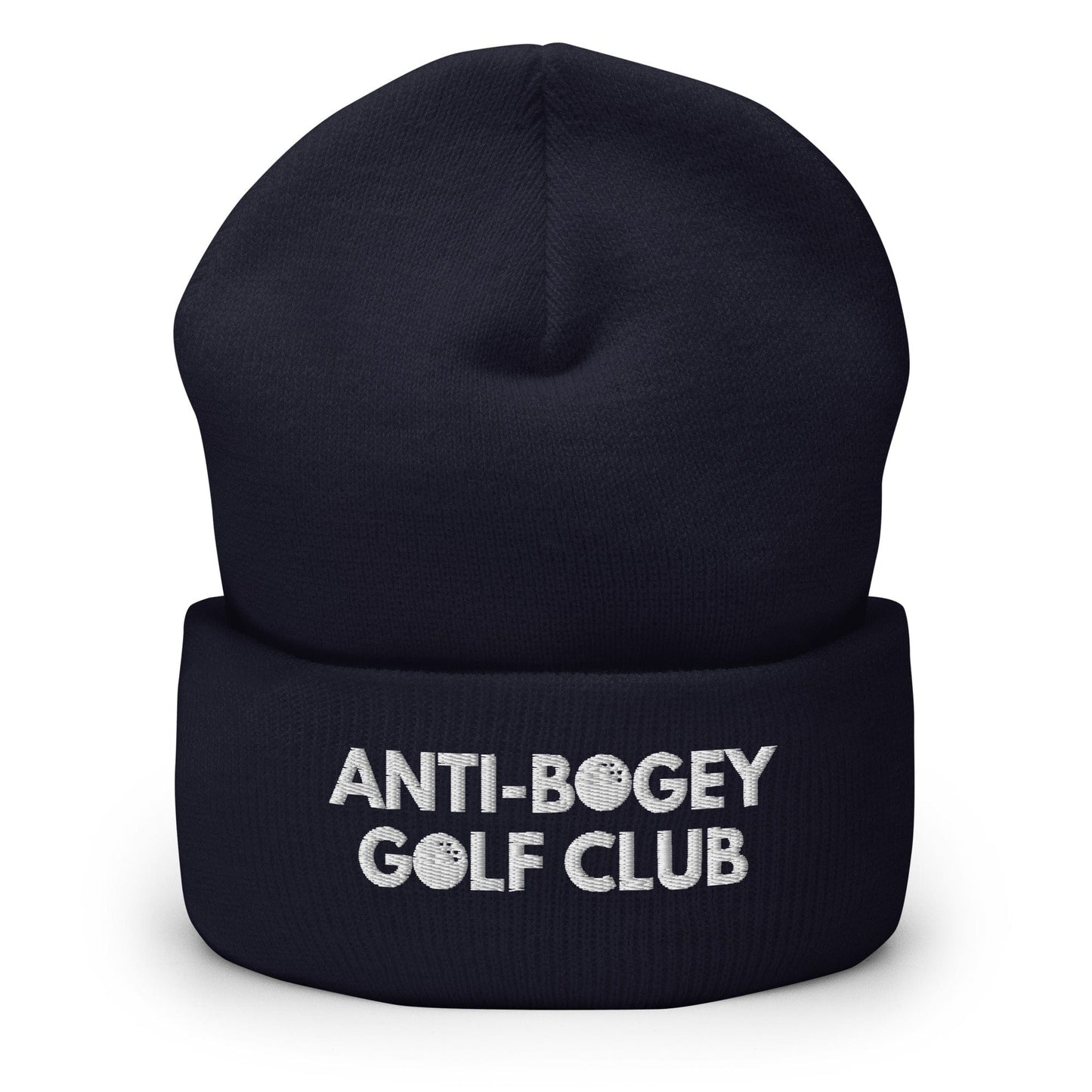 Funny Golfer Gifts Beanie Navy Anti-Bogey Golf Club Hat Beanie