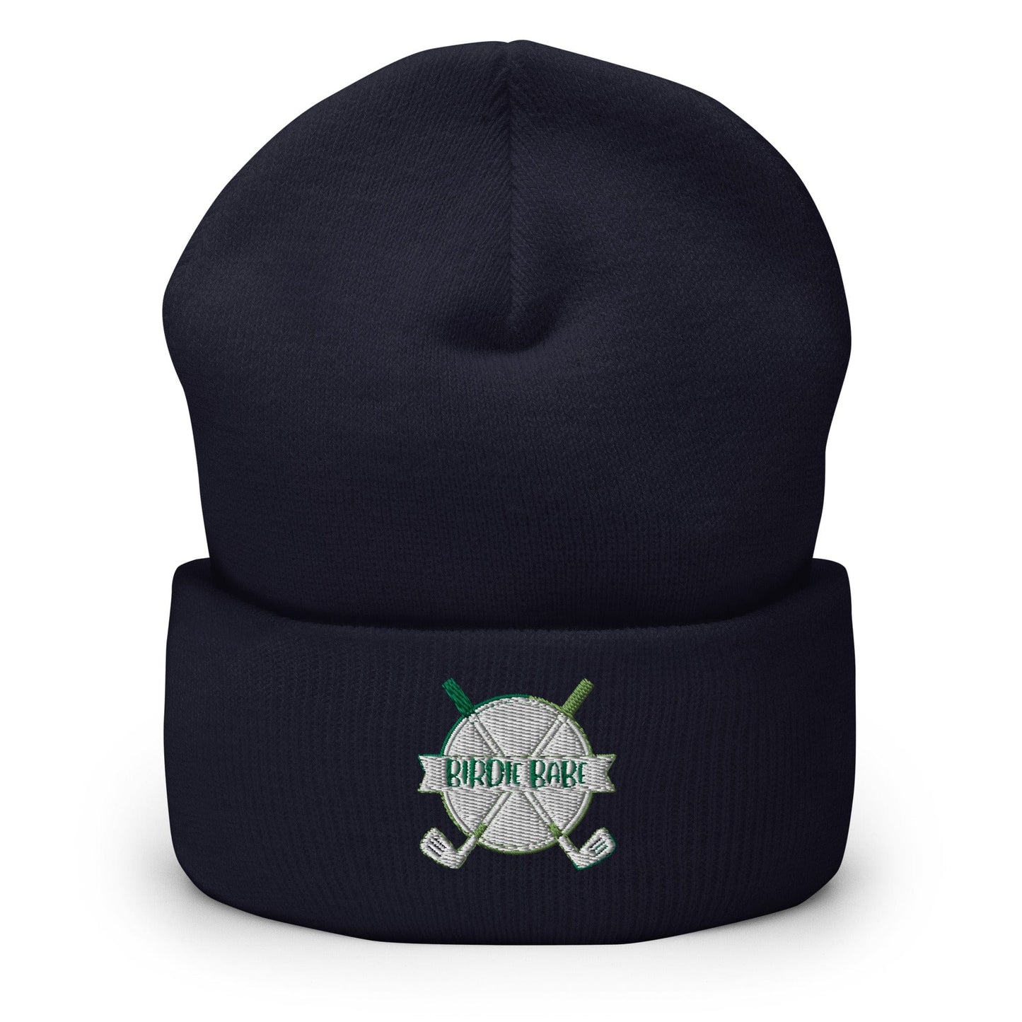 Funny Golfer Gifts Beanie Navy Birdie Babe Beanie