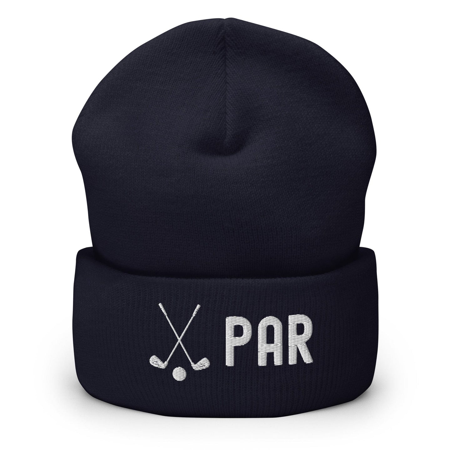 Funny Golfer Gifts Beanie Navy Par Golf Club Golfball Beanie