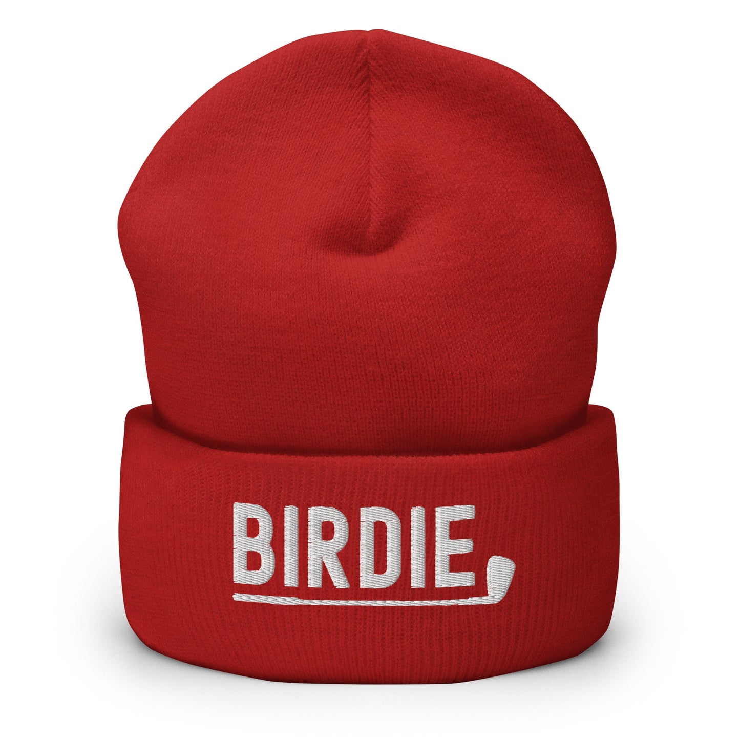 Funny Golfer Gifts Beanie Red Birdie Hat Beanie