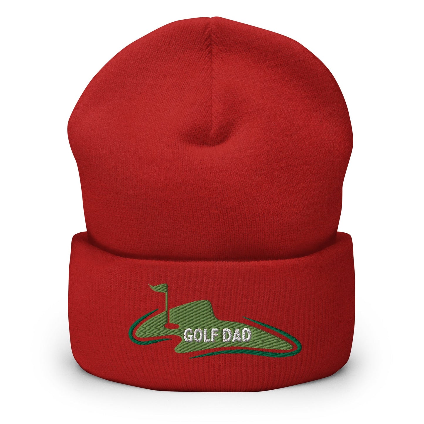 Funny Golfer Gifts Beanie Red Golf Dad Beanie