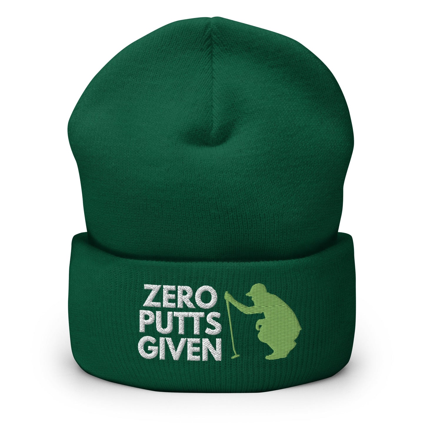 Funny Golfer Gifts Beanie Spruce Zero Putts Given Hat Beanie