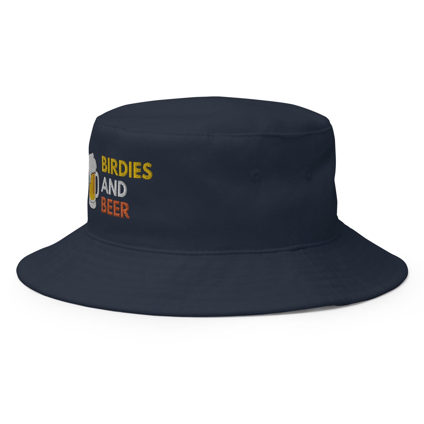 Funny Golfer Gifts Bucket Hat Birdies and Beer Bucket Hat