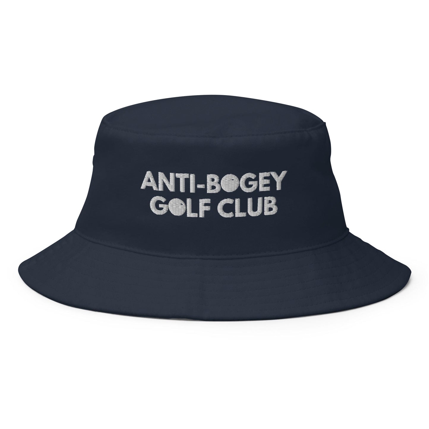 Funny Golfer Gifts Bucket Hat Navy Anti-Bogey Golf Club Hat Bucket Hat