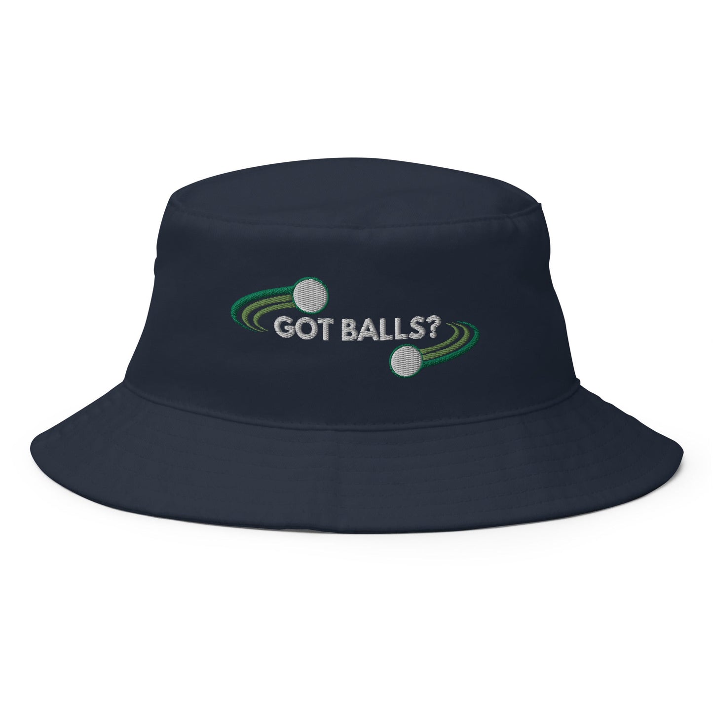Funny Golfer Gifts Bucket Hat Navy Got Balls Bucket Hat
