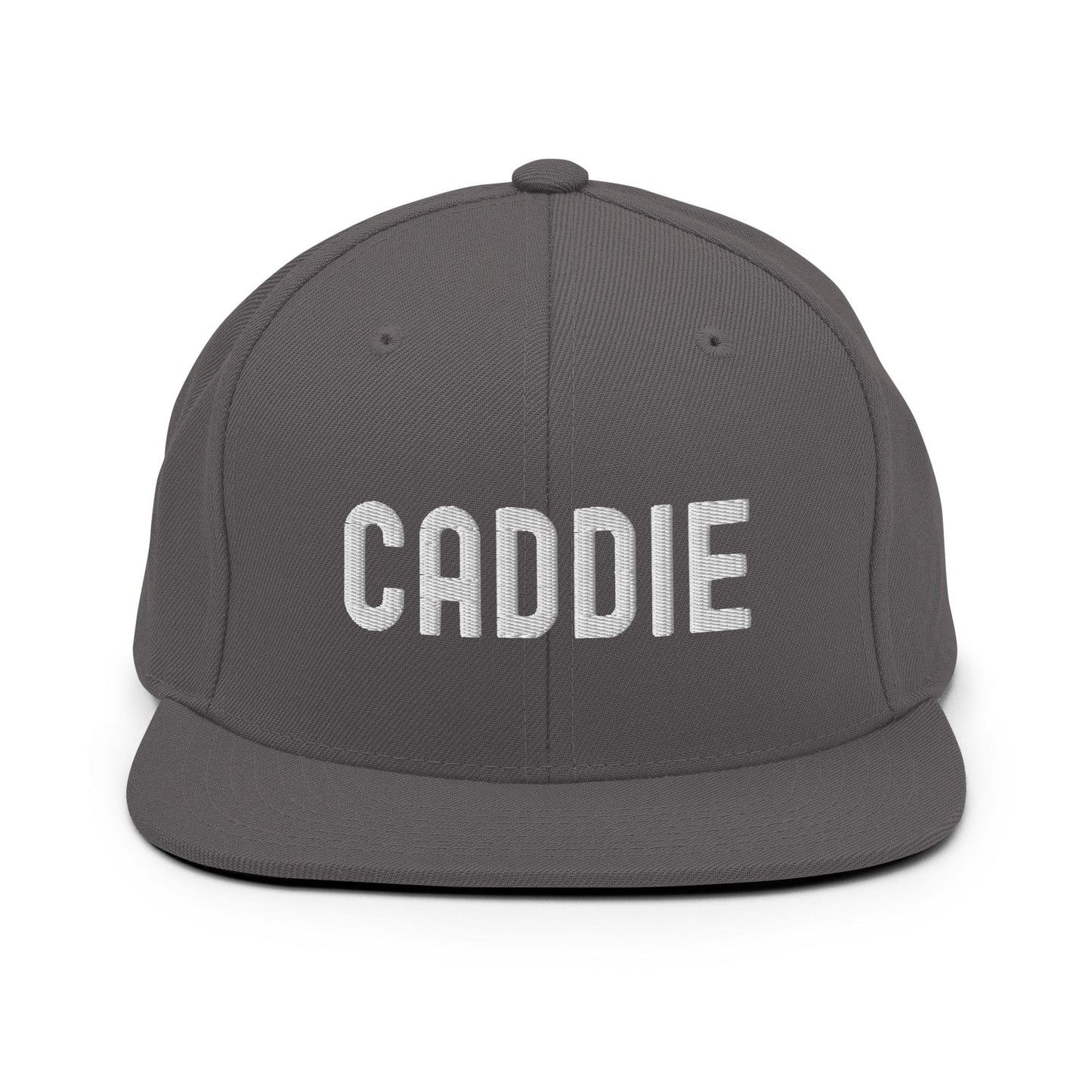 Funny Golfer Gifts Snapback Hat Dark Grey Caddie Snapback Hat
