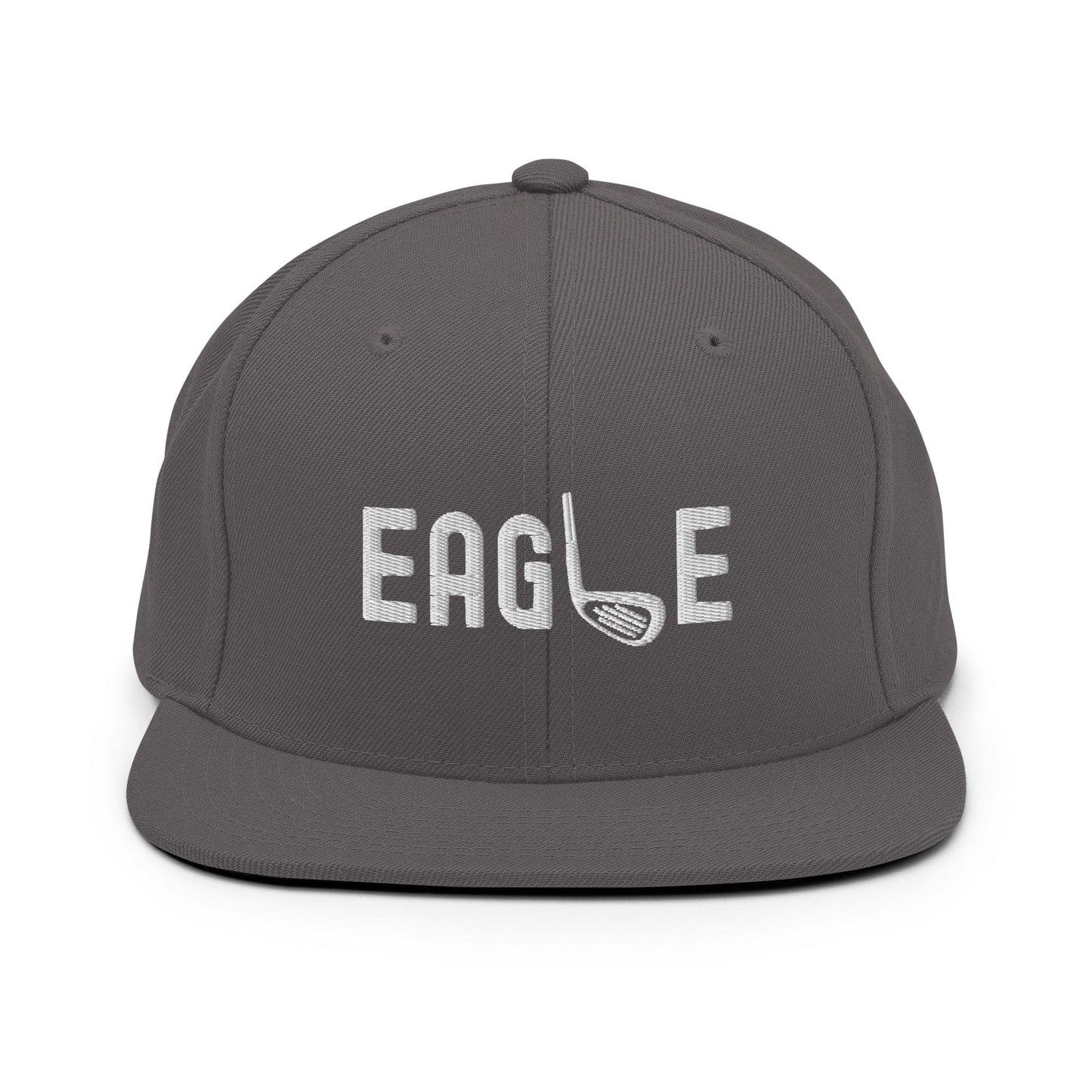 Funny Golfer Gifts Snapback Hat Dark Grey Eagle Hat Snapback Hat