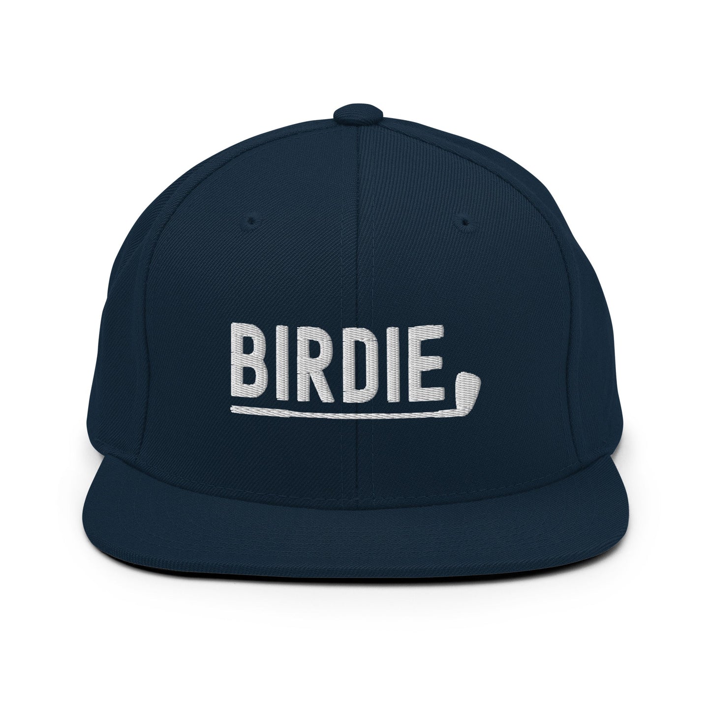Funny Golfer Gifts Snapback Hat Dark Navy Birdie Hat Snapback Hat