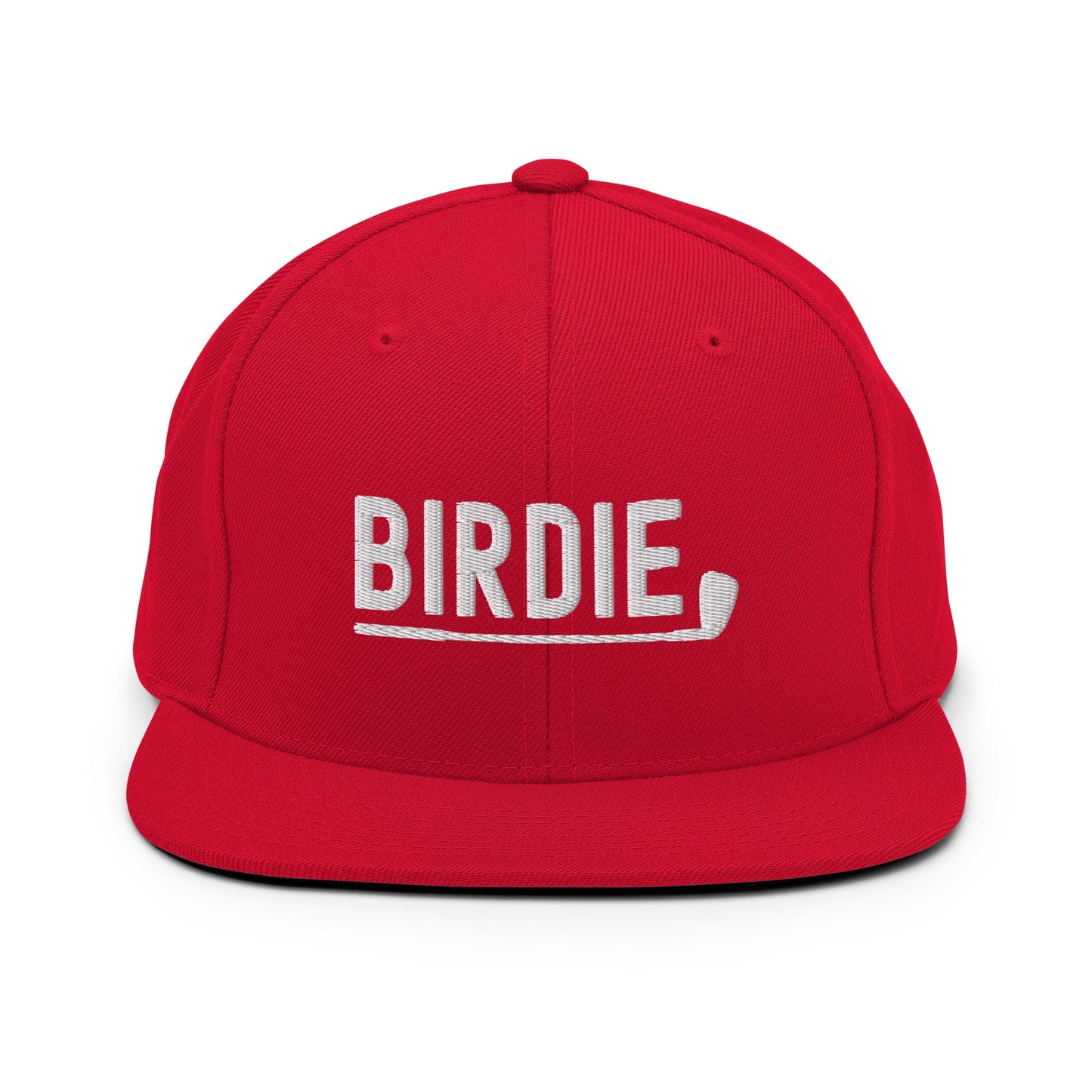 Funny Golfer Gifts Snapback Hat Red Birdie Hat Snapback Hat