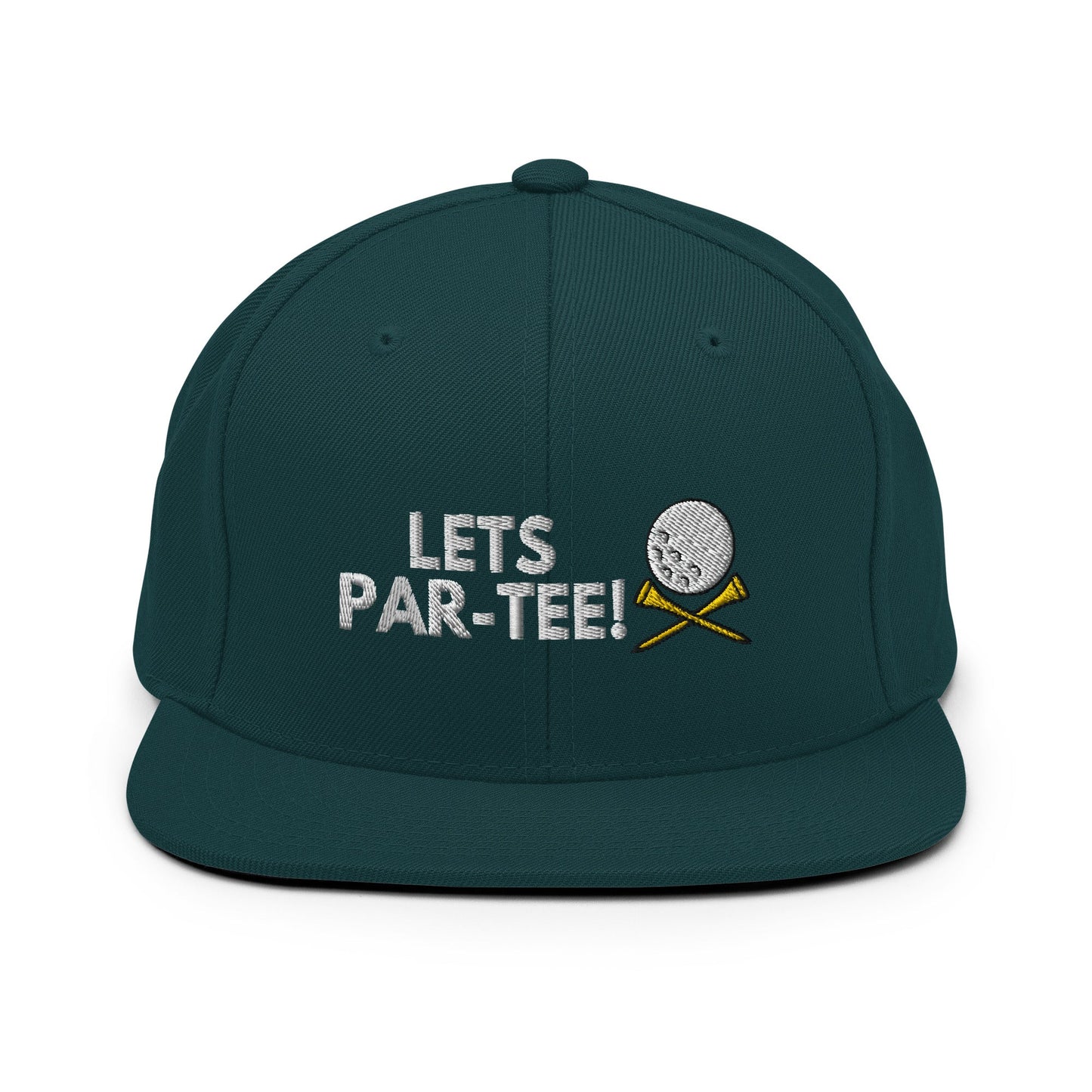 Funny Golfer Gifts Snapback Hat Spruce Lets Par-Tee Hat Snapback Hat