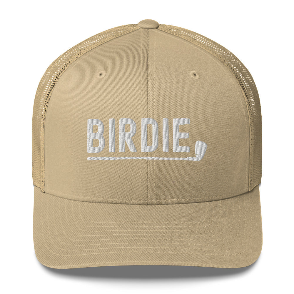 Funny Golfer Gifts Trucker Hat Khaki Birdie Hat Trucker Hat