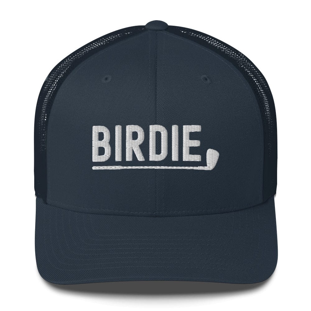 Funny Golfer Gifts Trucker Hat Navy Birdie Hat Trucker Hat