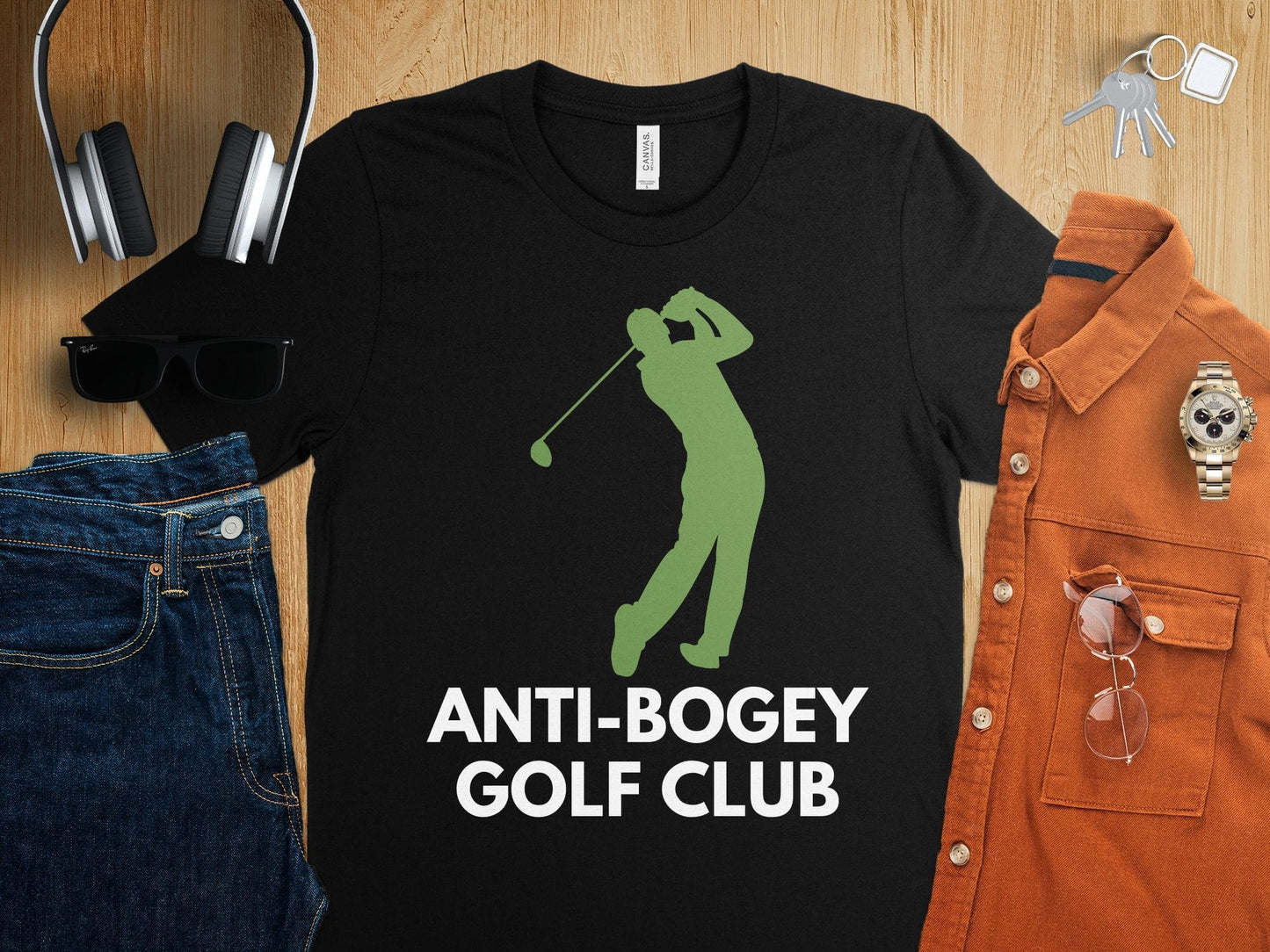 Funny Golfer Gifts TShirt Anti-Bogey Golf Club Golf T-Shirt