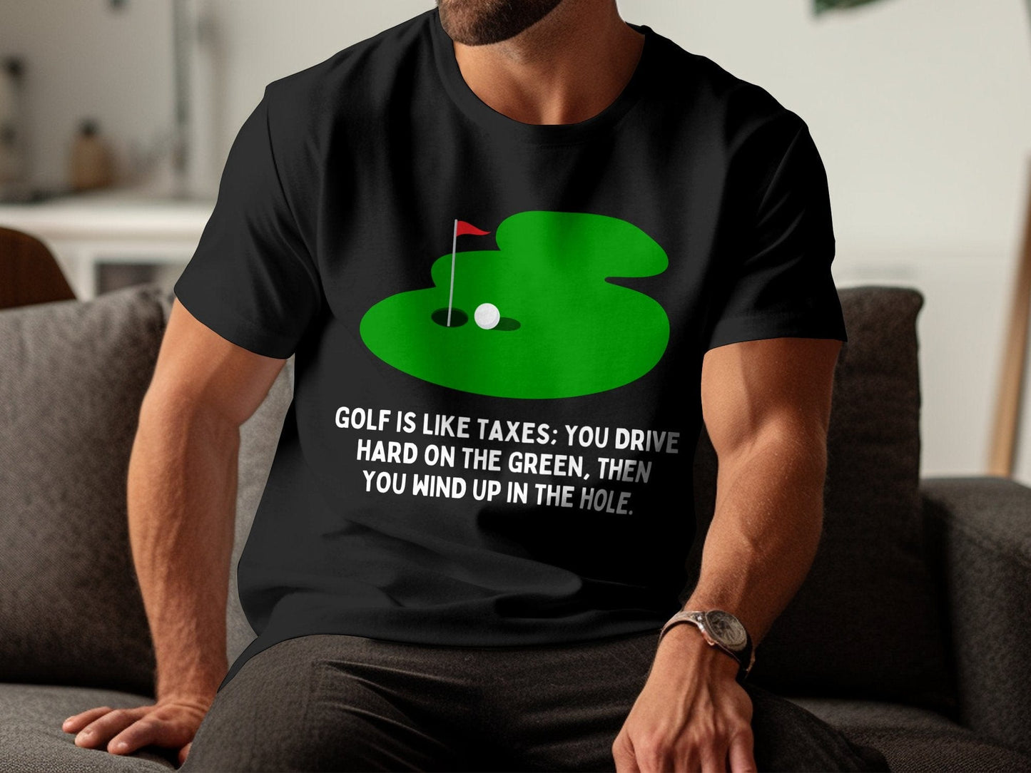 Funny Golfer Gifts TShirt Golf is Like Taxes Golf T-Shirt