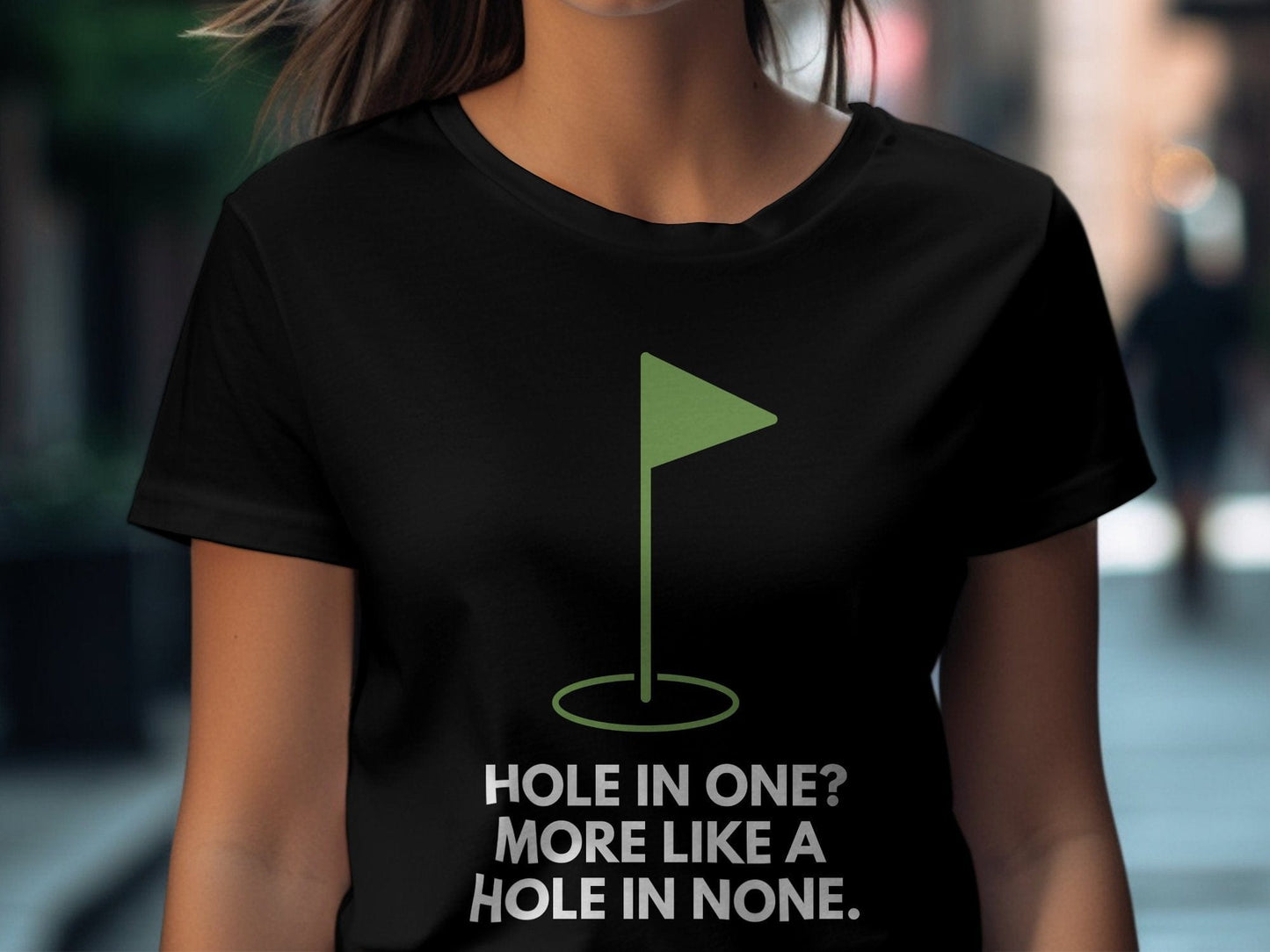 Funny Golfer Gifts TShirt Hole In One More Like A Hole In None Golf T-Shirt