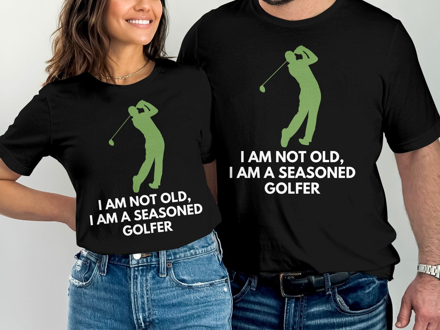 Funny Golfer Gifts TShirt Im Not Old Im a Seasoned Golfer Golf T-Shirt