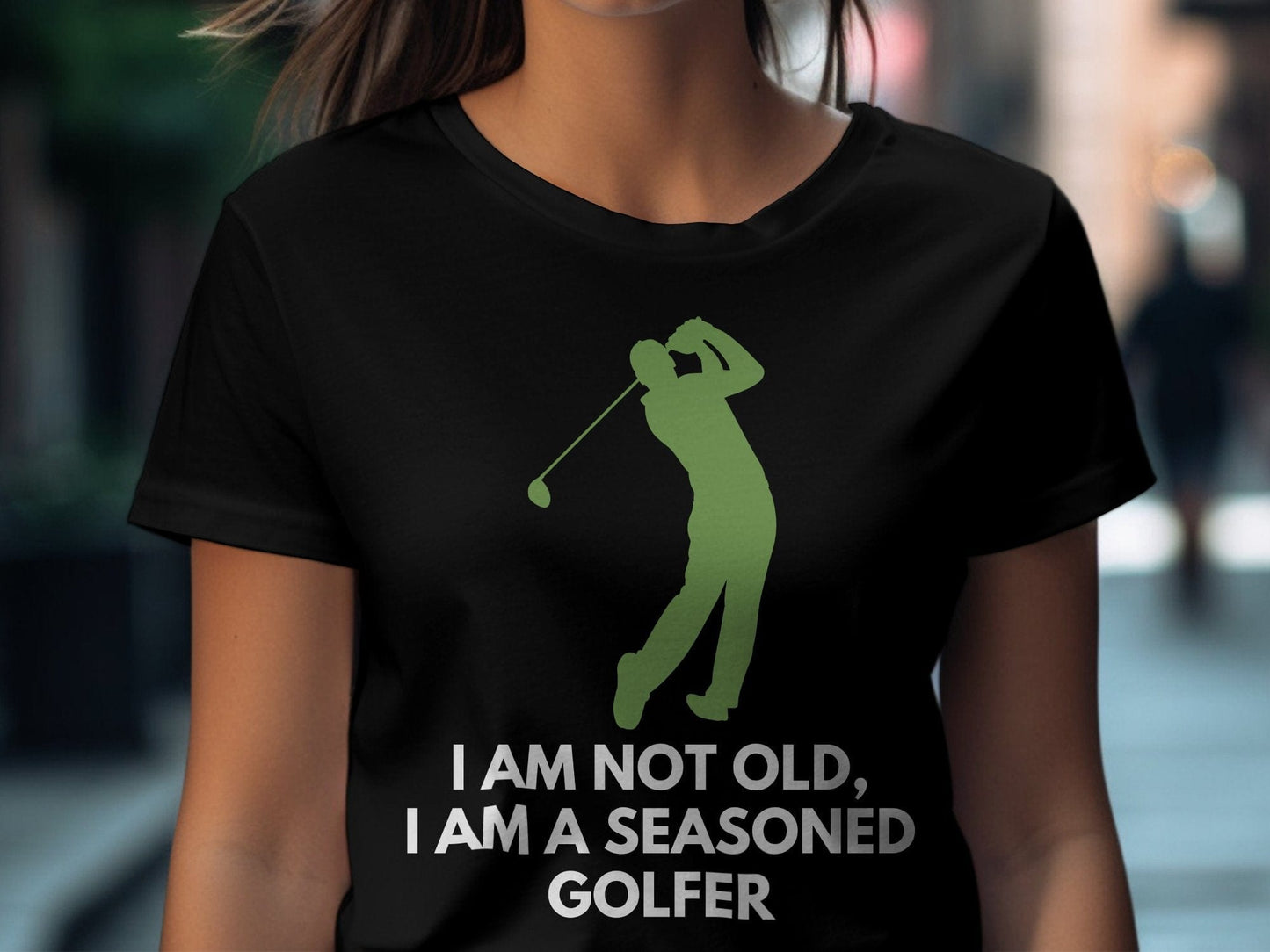 Funny Golfer Gifts TShirt Im Not Old Im a Seasoned Golfer Golf T-Shirt
