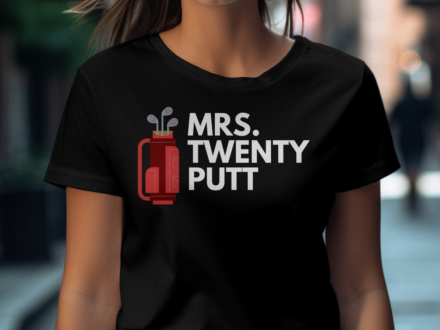 Funny Golfer Gifts TShirt Mrs Twenty Putt Golf T-Shirt