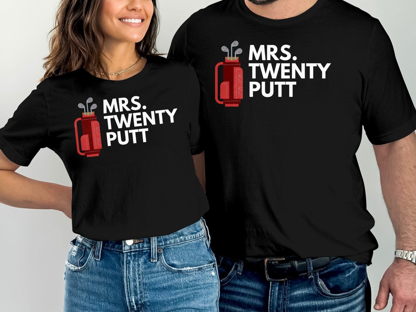 Funny Golfer Gifts TShirt Mrs Twenty Putt Golf T-Shirt