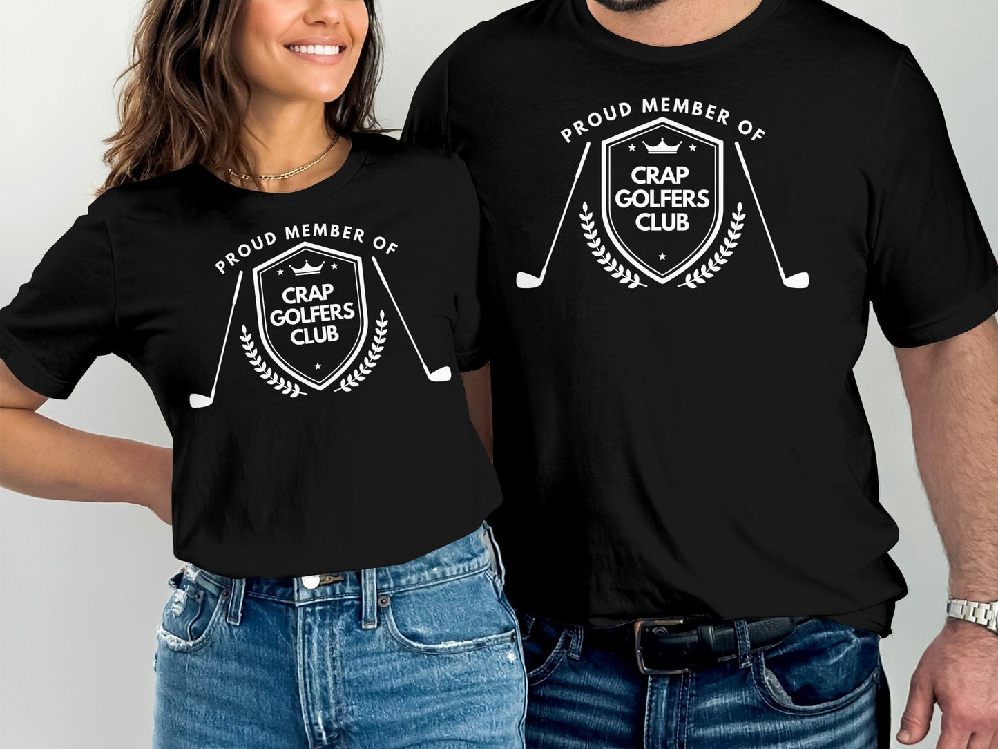 Funny Golfer Gifts TShirt Proud Member of the Crap Golfers Club Golf T-Shirt