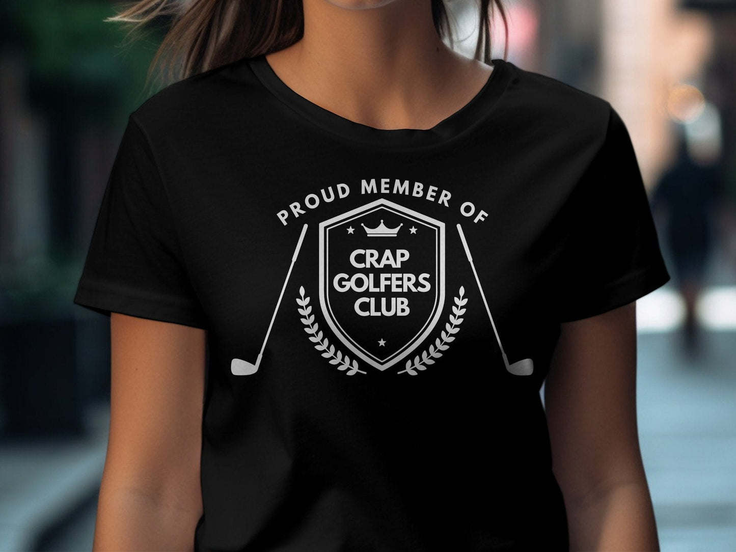 Funny Golfer Gifts TShirt Proud Member of the Crap Golfers Club Golf T-Shirt