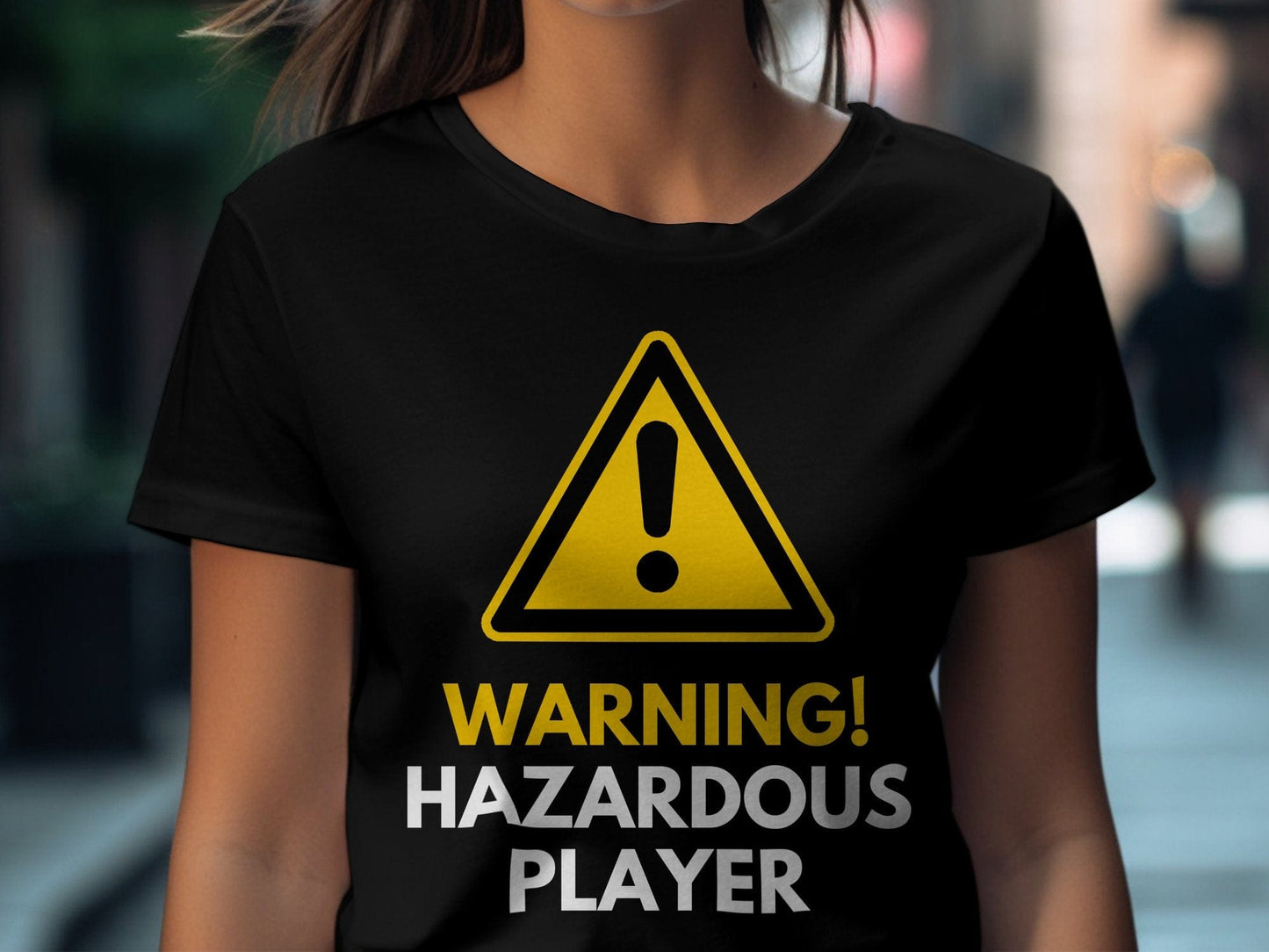Funny Golfer Gifts TShirt Warning Hazardous Player Golf T-Shirt