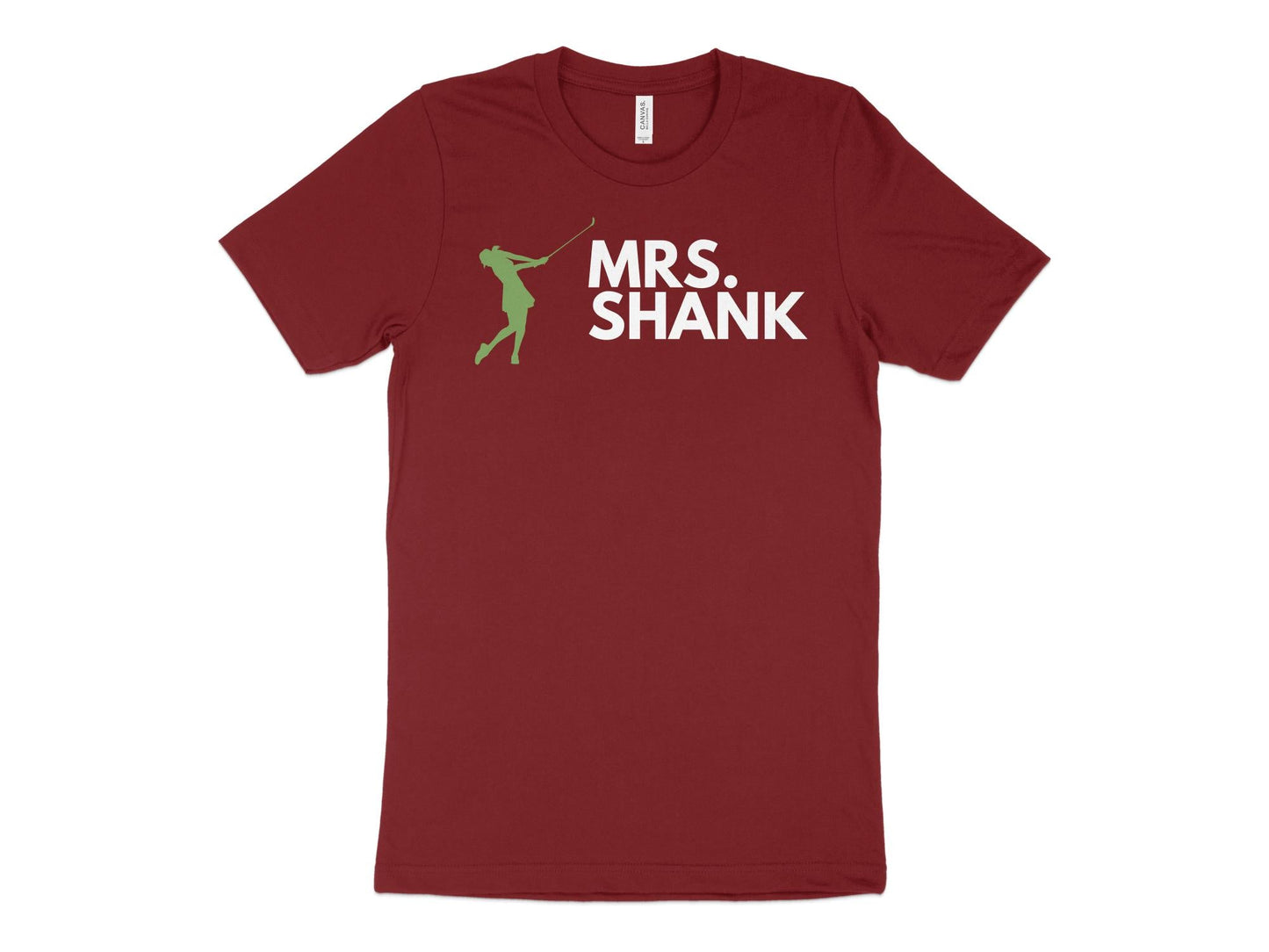Funny Golfer Gifts TShirt XS / Cardinal Mrs Shank Golf T-Shirt