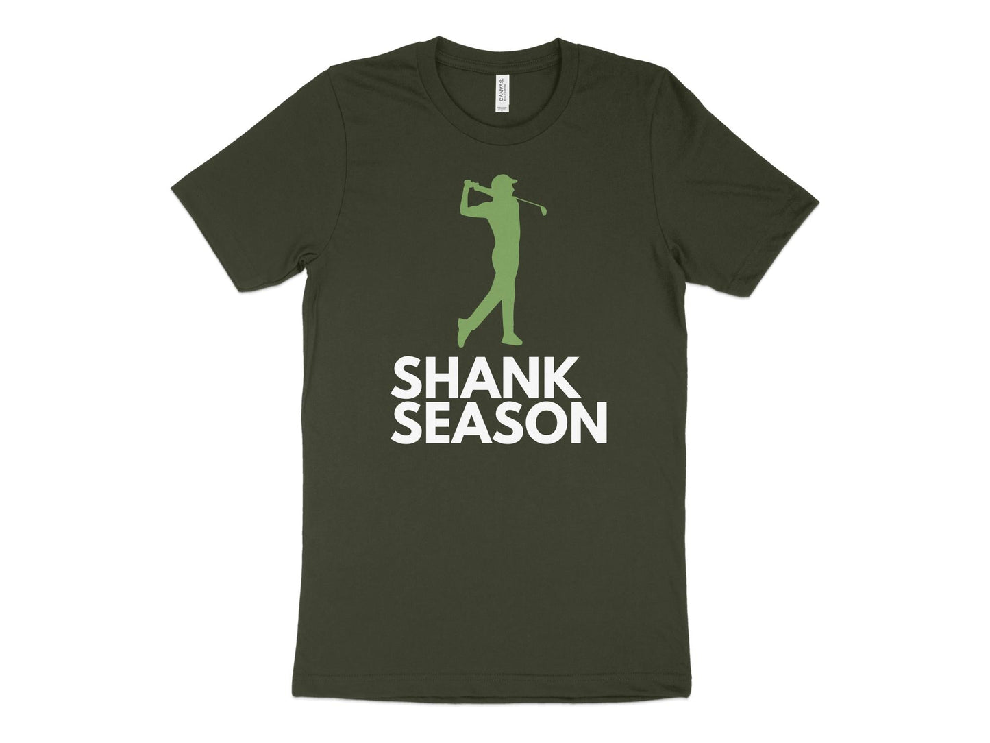 Funny Golfer Gifts TShirt XS / Dark Olive Shank Season Golf T-Shirt