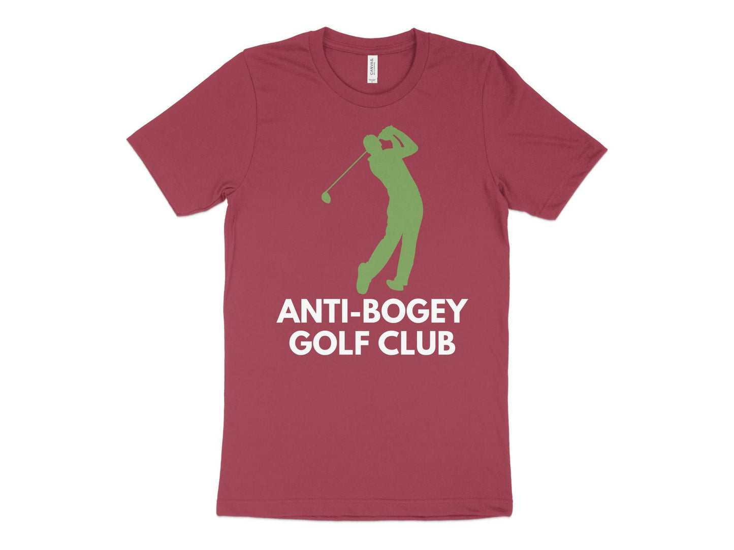 Funny Golfer Gifts TShirt XS / Heather Raspberry Anti-Bogey Golf Club Golf T-Shirt