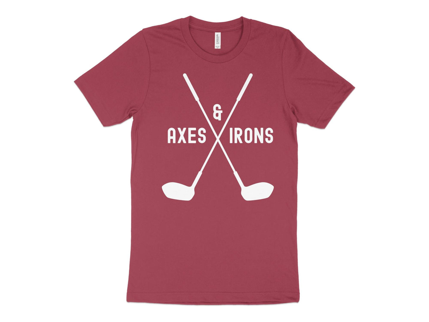 Funny Golfer Gifts TShirt XS / Heather Raspberry Axes and Irons Golf T-Shirt