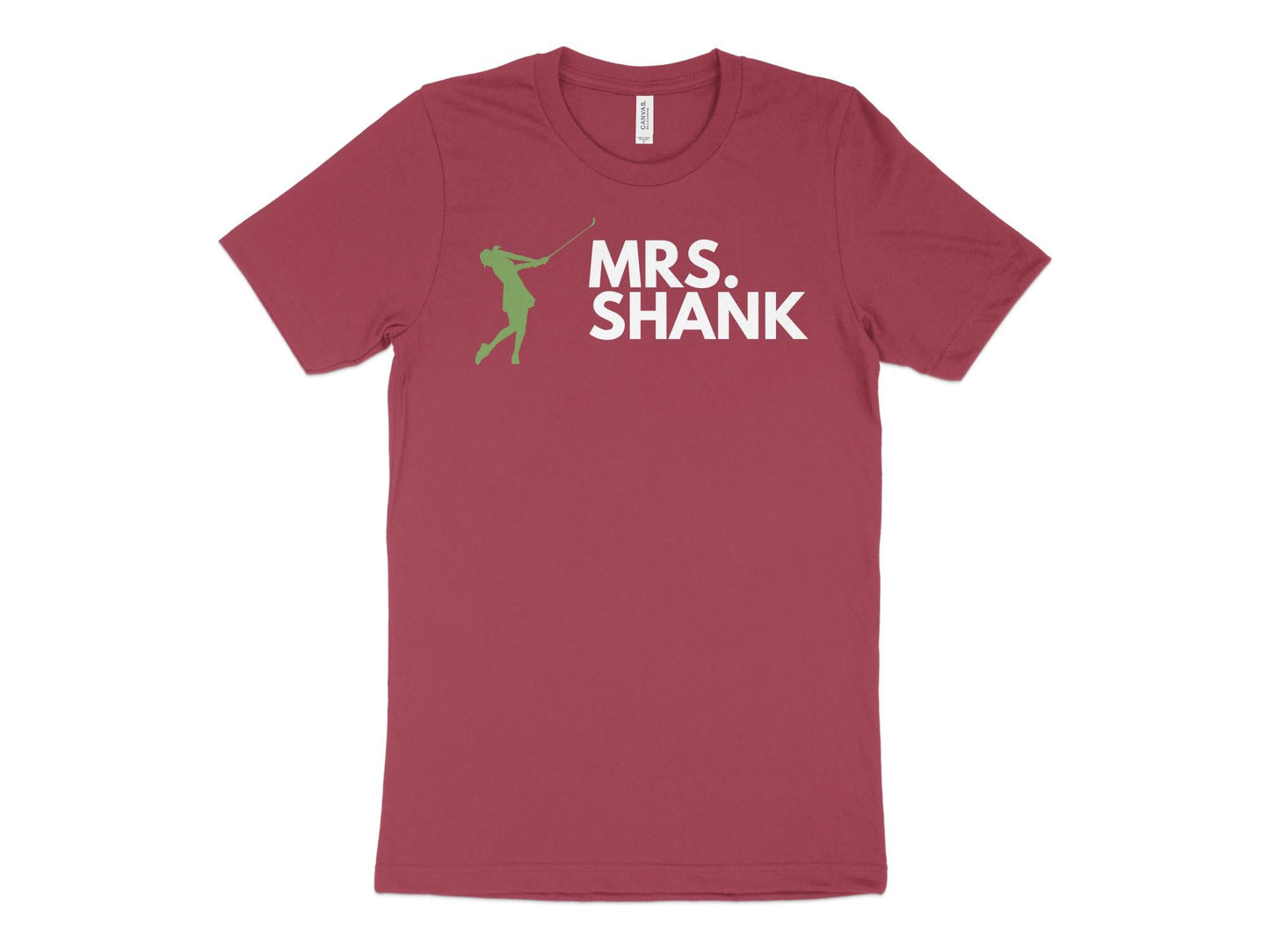 Funny Golfer Gifts TShirt XS / Heather Raspberry Mrs Shank Golf T-Shirt