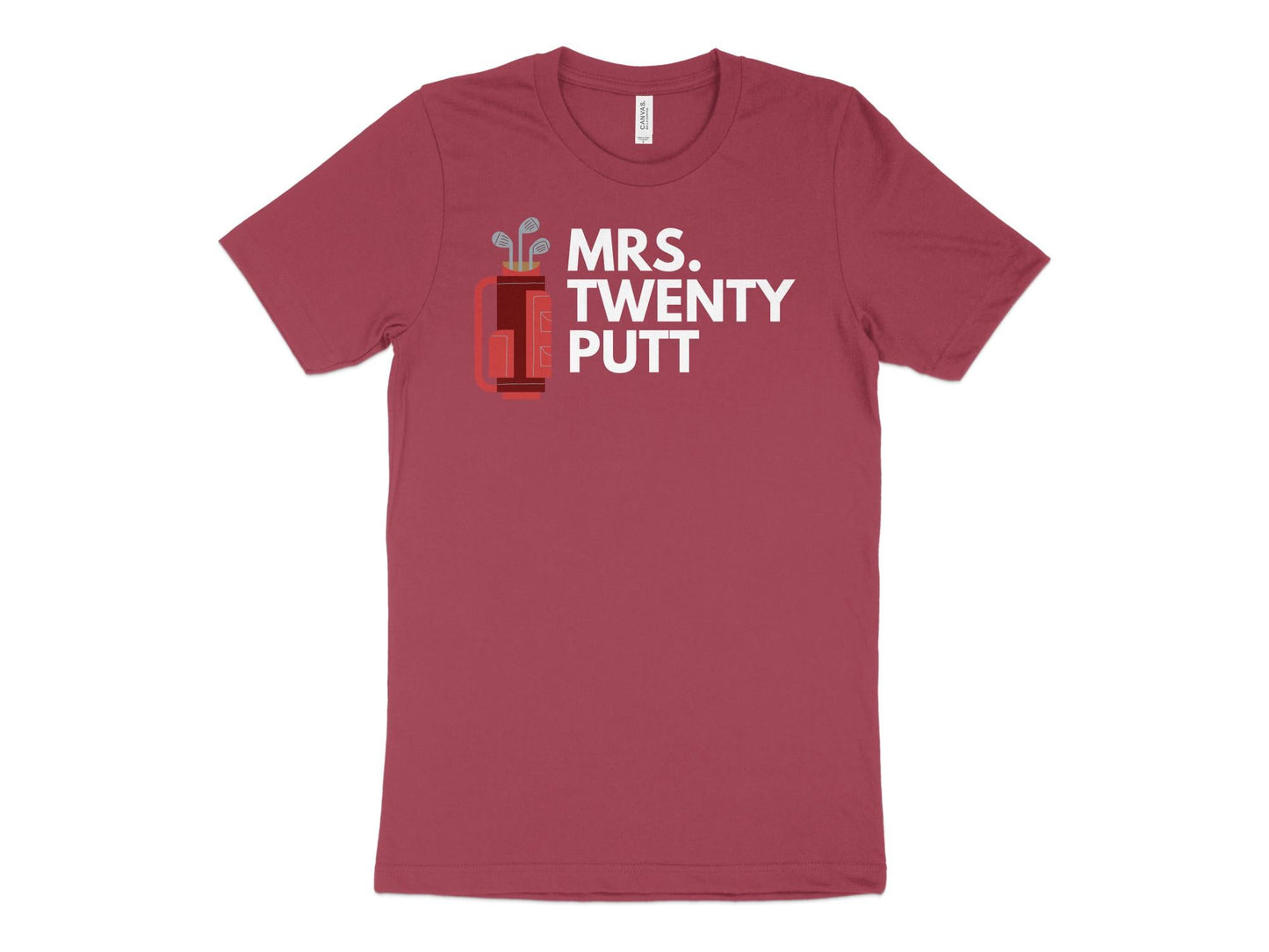 Funny Golfer Gifts TShirt XS / Heather Raspberry Mrs Twenty Putt Golf T-Shirt