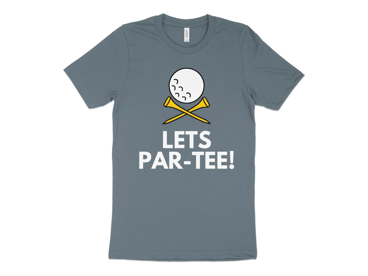 Funny Golfer Gifts TShirt XS / Heather Slate Lets Par-tee Golf T-Shirt