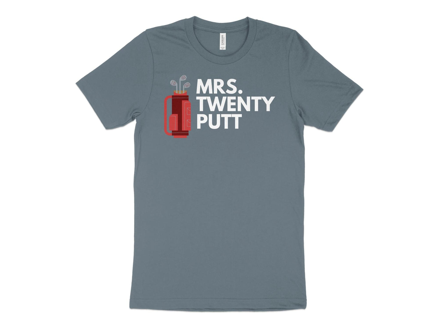 Funny Golfer Gifts TShirt XS / Heather Slate Mrs Twenty Putt Golf T-Shirt