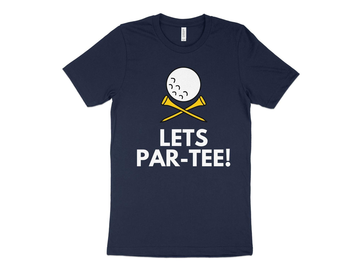 Funny Golfer Gifts TShirt XS / Navy Lets Par-tee Golf T-Shirt