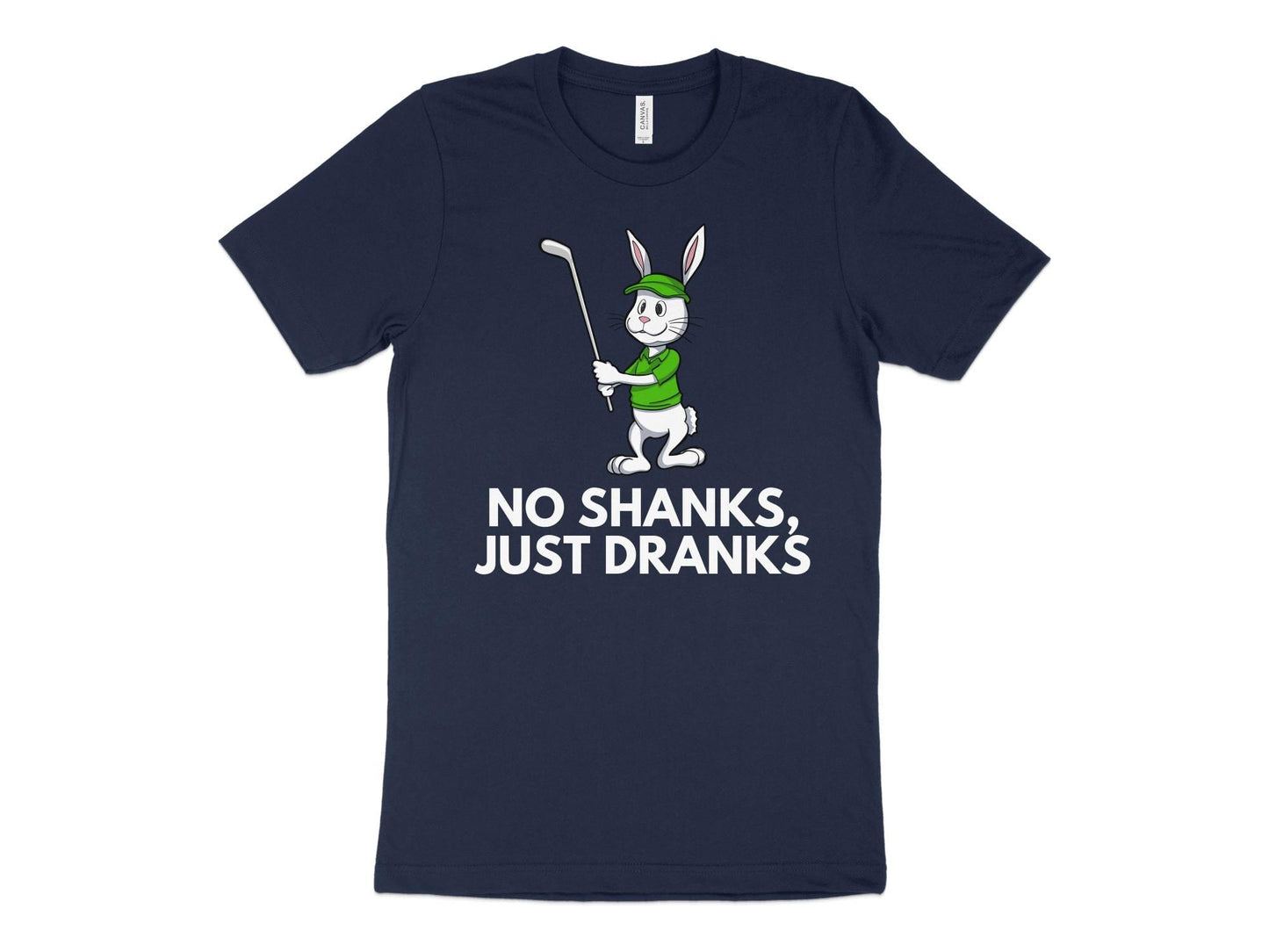 Funny Golfer Gifts TShirt XS / Navy No Shanks Just Dranks Golf T-Shirt