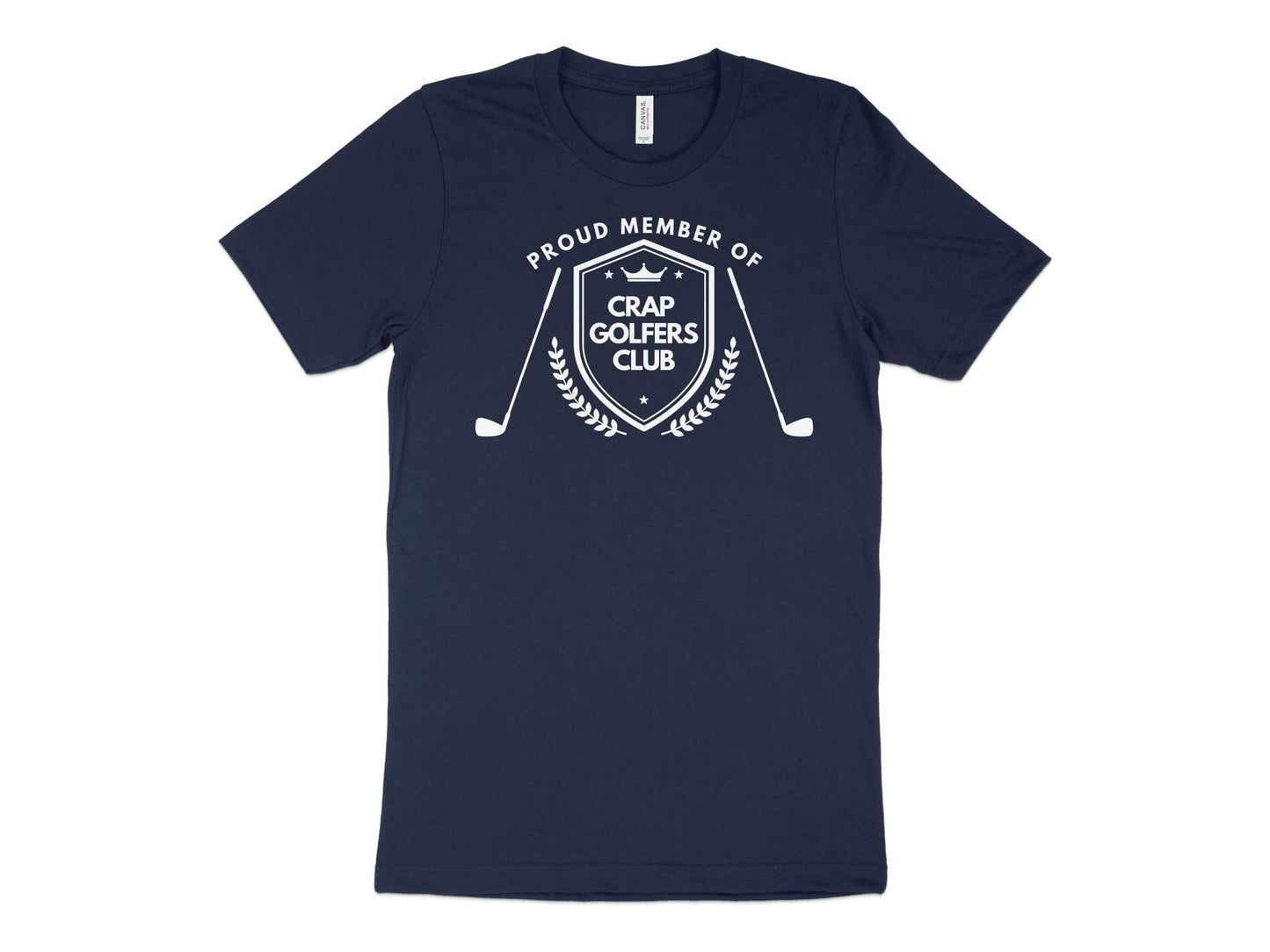 Funny Golfer Gifts TShirt XS / Navy Proud Member of the Crap Golfers Club Golf T-Shirt
