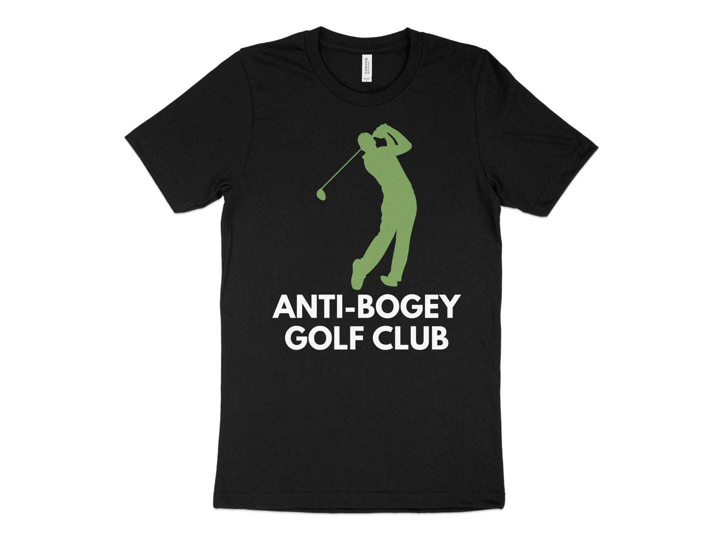 Funny Golfer Gifts TShirt XS / Solid Black Blend Anti-Bogey Golf Club Golf T-Shirt