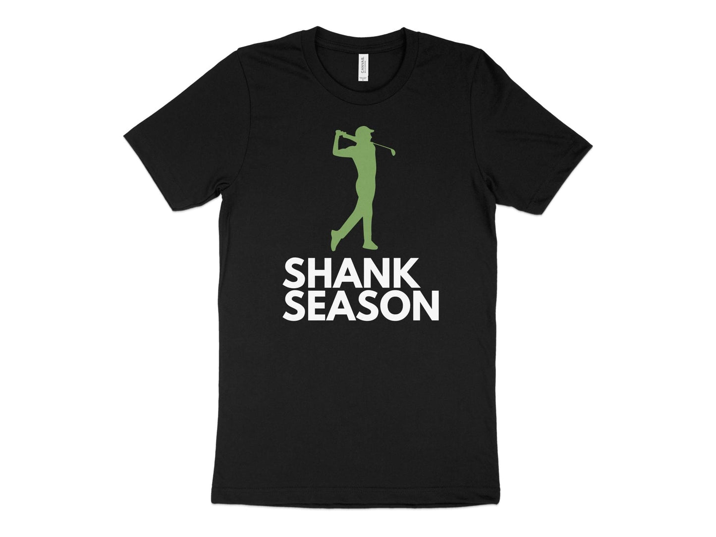 Funny Golfer Gifts TShirt XS / Solid Black Blend Shank Season Golf T-Shirt