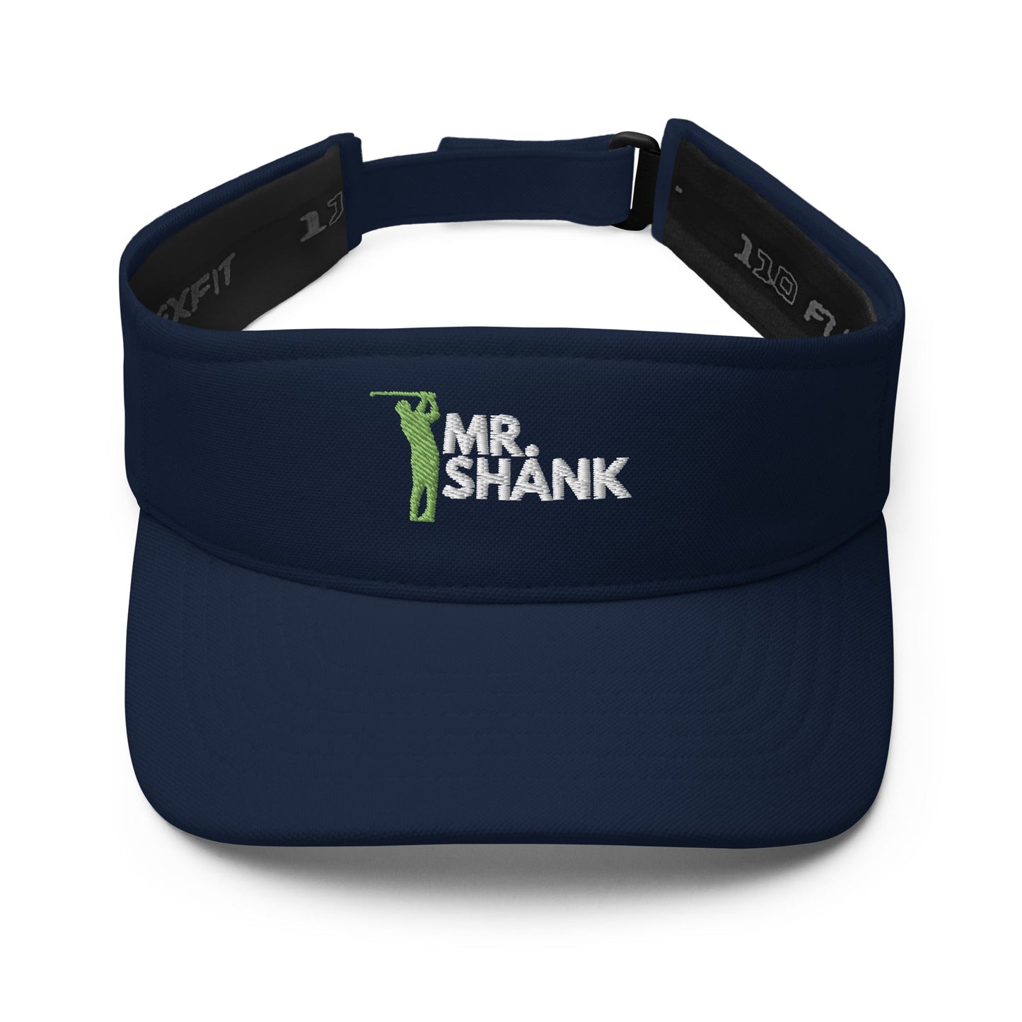 Funny Golfer Gifts Visor Navy Mr. Shank Visor