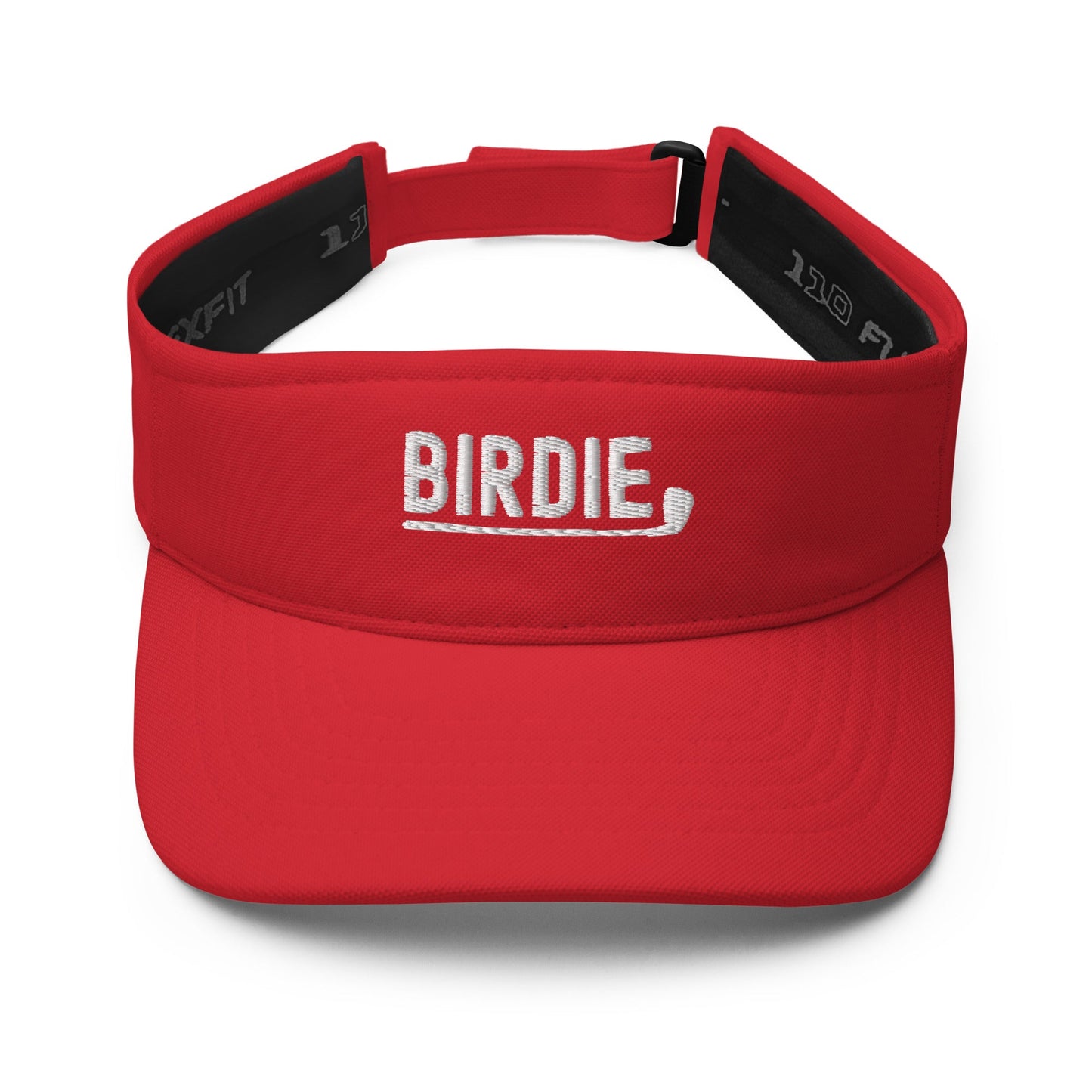 Funny Golfer Gifts Visor Red Birdie Visor