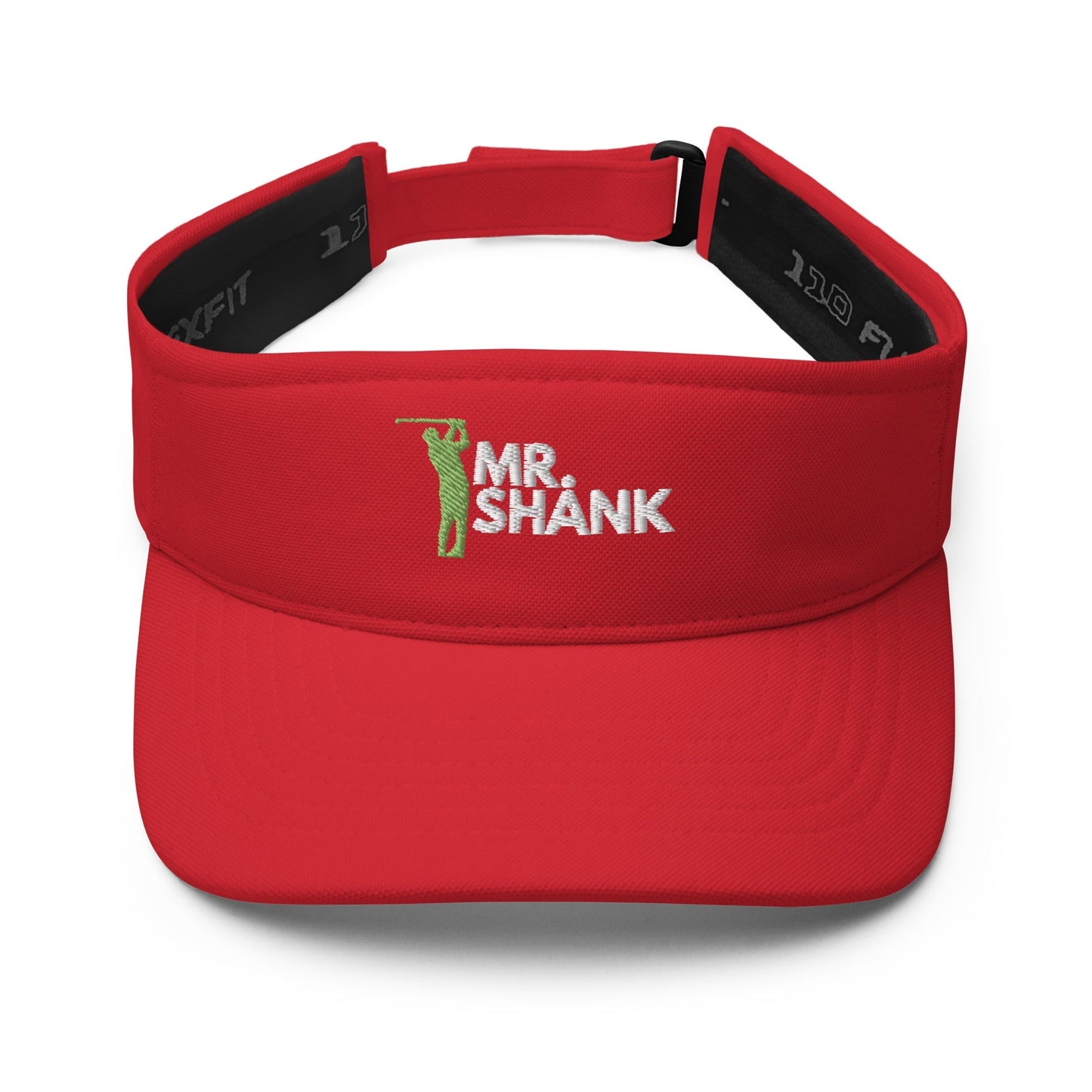 Funny Golfer Gifts Visor Red Mr. Shank Visor