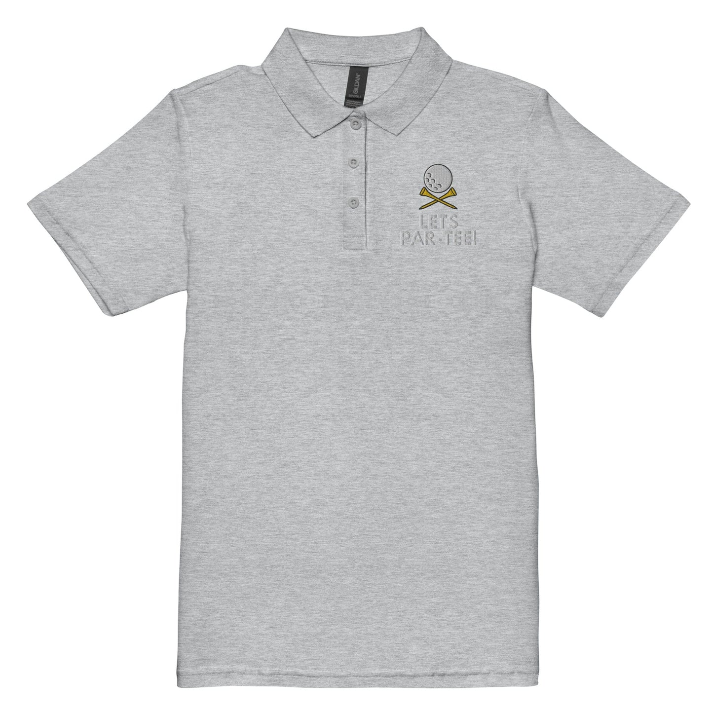 Funny Golfer Gifts Womens Polo Sport Grey / S Lets Par-Tee Women’s Pique Polo Shirt