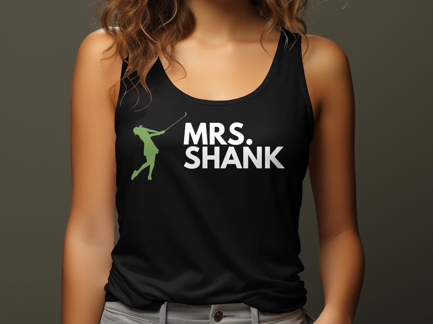 Funny Golfer Gifts Womens Tank Top Mrs Shank Golf Womans Tank Top