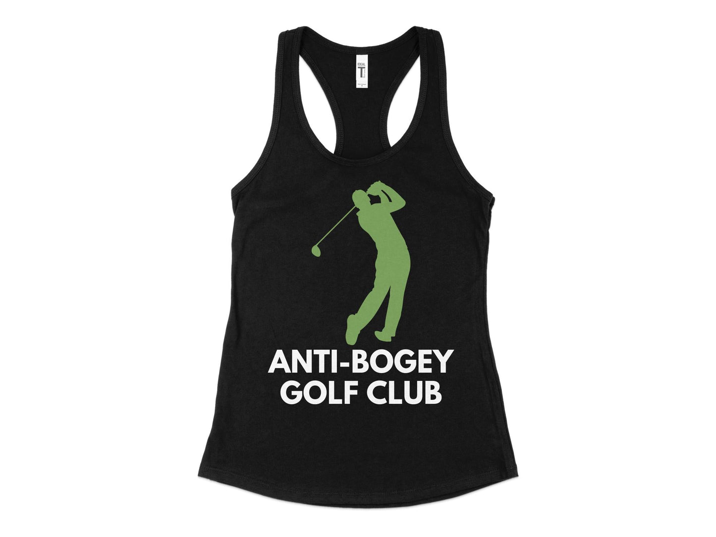 Funny Golfer Gifts Womens Tank Top XS / Black Anti-Bogey Golf Club Golf Womans Tank Top